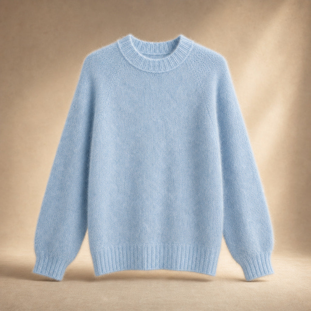 Tabitha-Jade Brushed Sweater Blue – Product Photo
