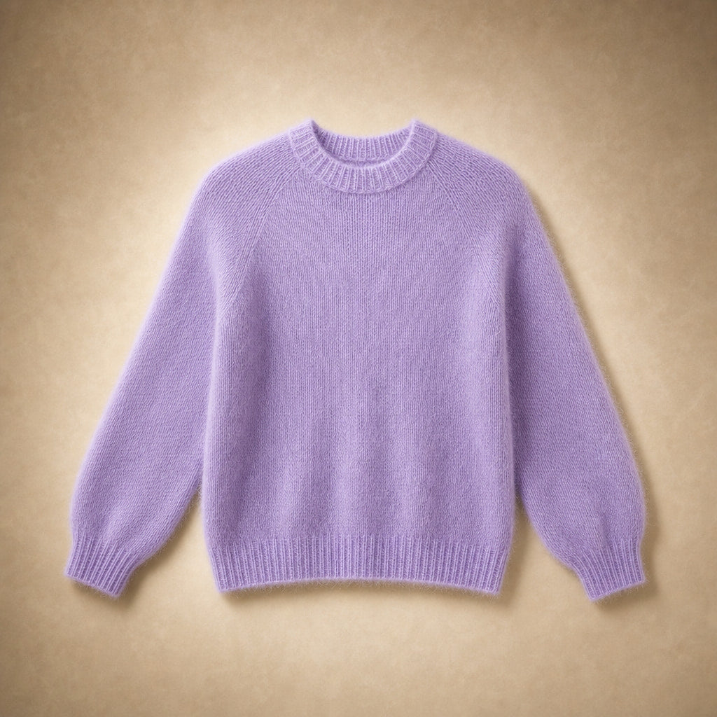Tabitha-Jade Brushed Sweater Hazy Purple – Product Photo