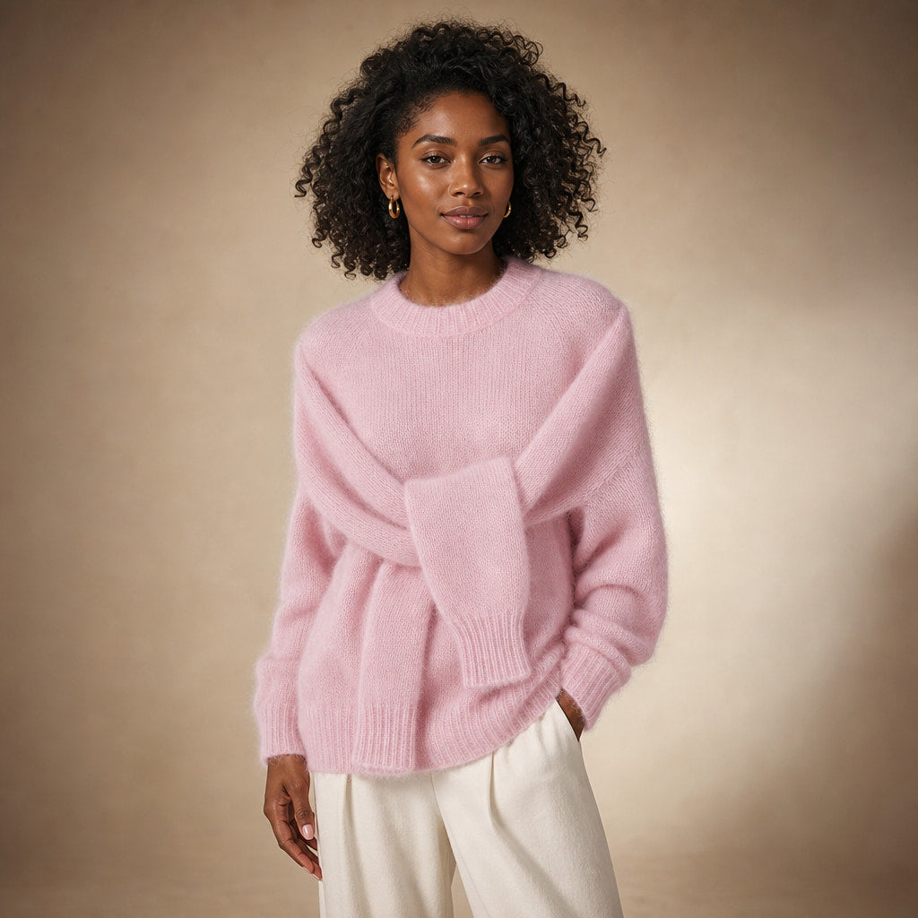 Tabitha-Jade Brushed Sweater in Pink – Mampierimoda Premium Womenswear