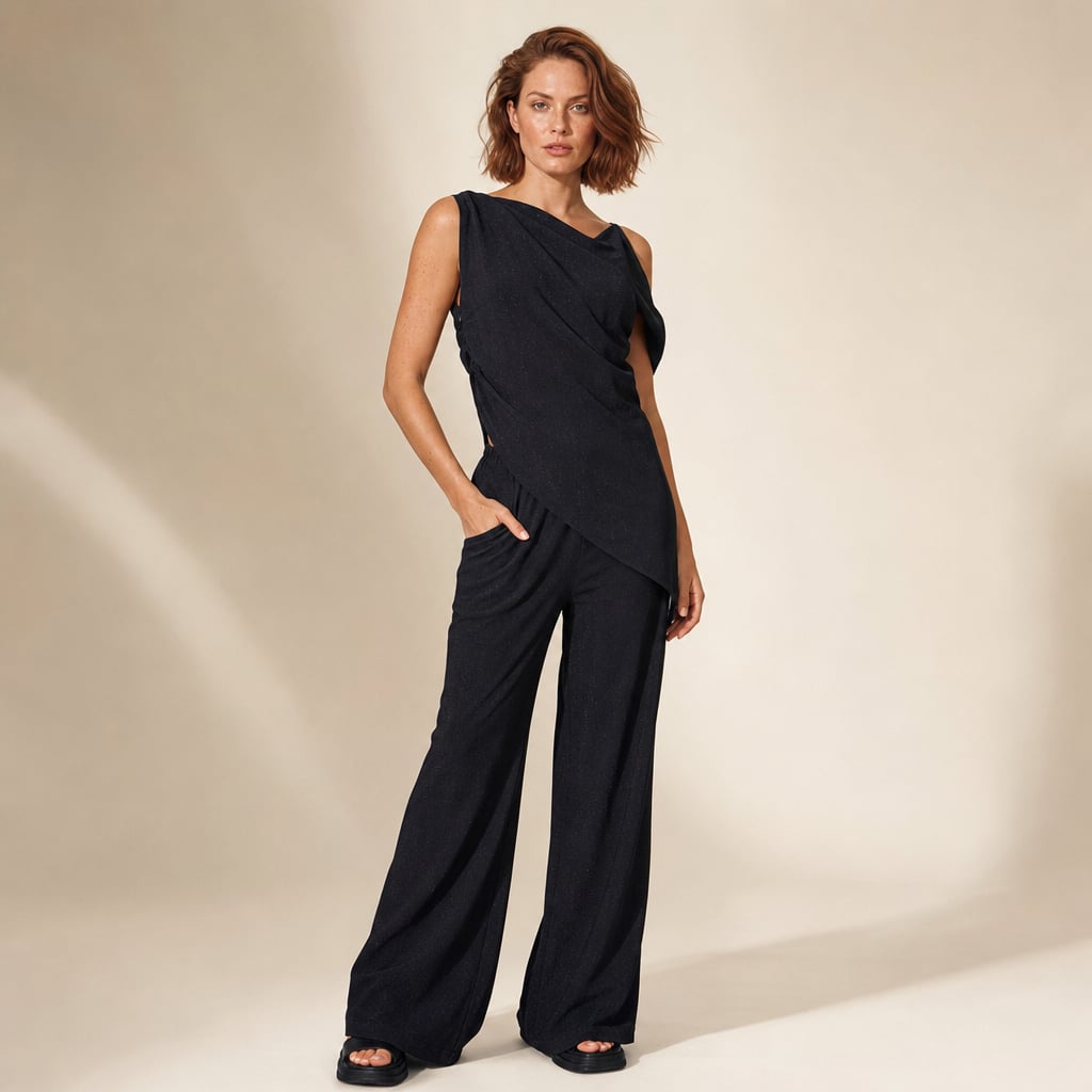 Tasi Set Black in Black – Mampierimoda Premium Womenswear