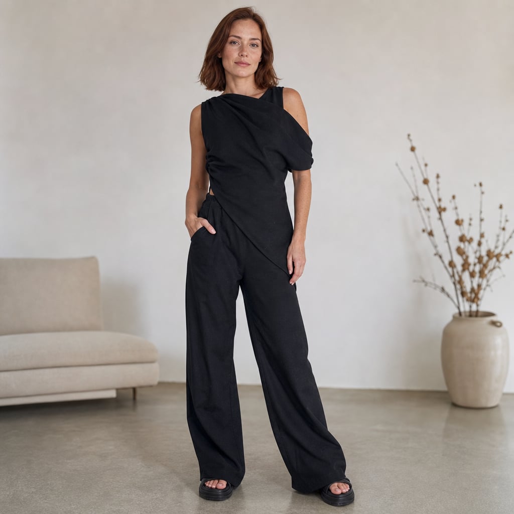Tasi Set Black Black – Styled Editorial Shot