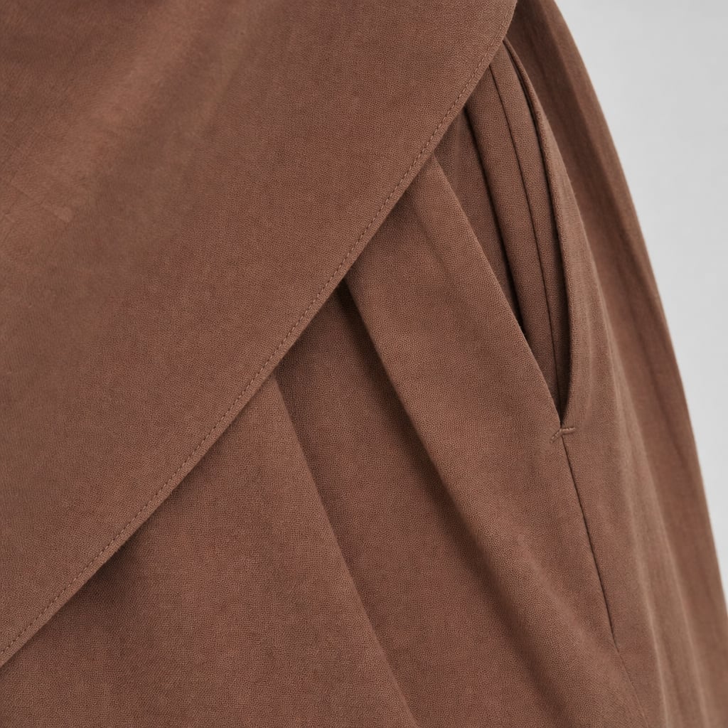Tasi Set Chocolate Chocolate – Fabric and Detail Close-Up