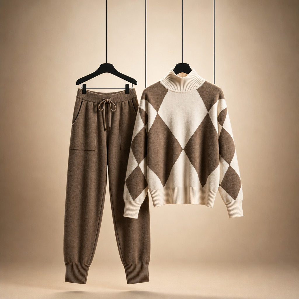 Vanessa Prestige Virgin Wool Set Mocha Brown – Complete Set Product Photo