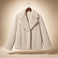 Women's Ferryhill Faux Fur Coat Silver – Product Photo