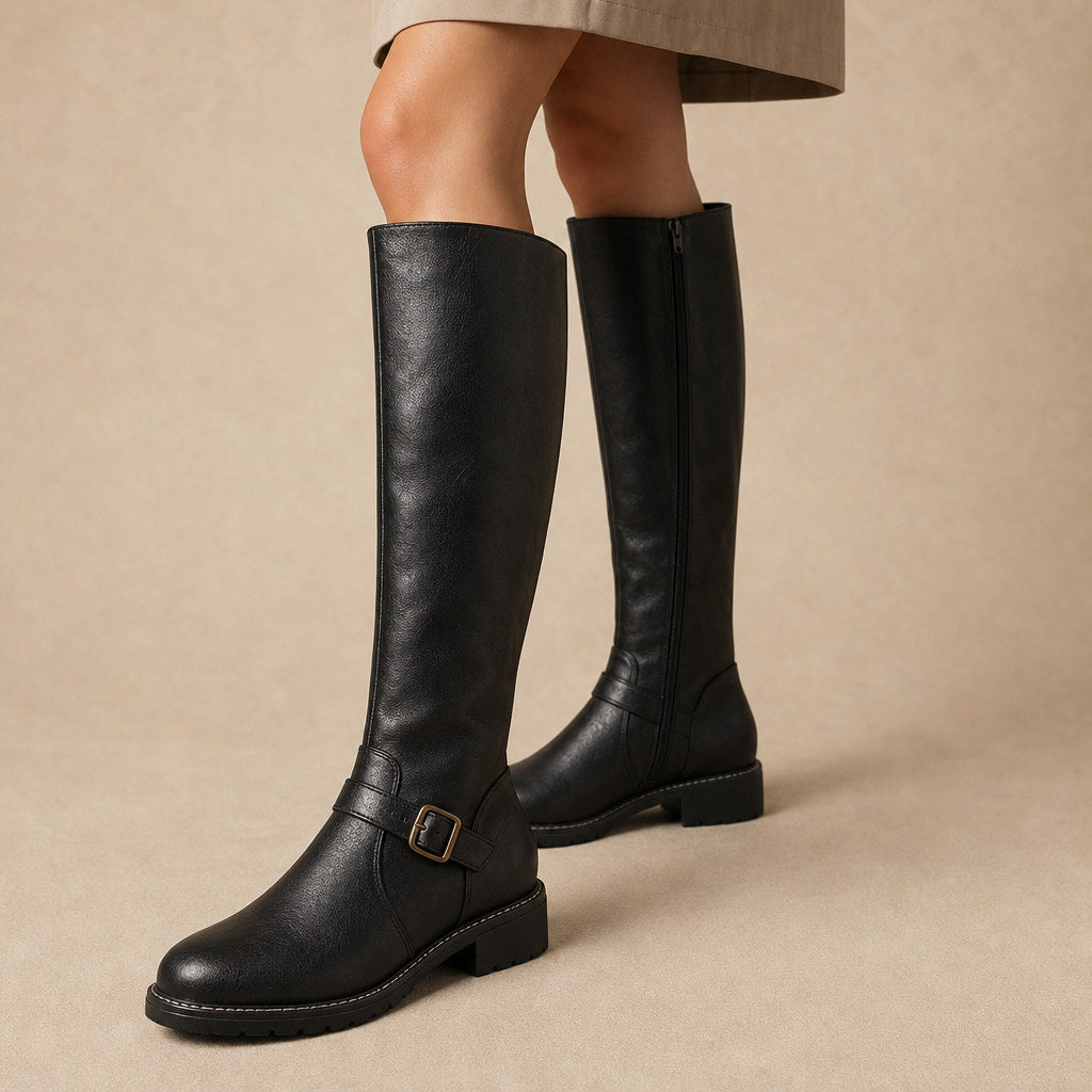 Women's Orthopedic Tall Boots in Black – Mampierimoda Premium Womenswear
